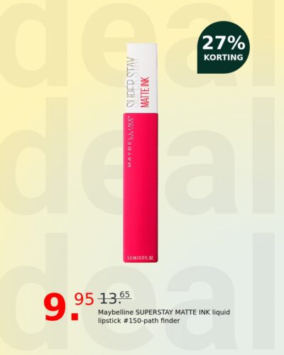 Maybelline SUPERSTAY MATTE INK liquid lipstick #150-path finder