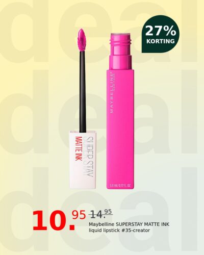 Maybelline SUPERSTAY MATTE INK liquid lipstick #35-creator