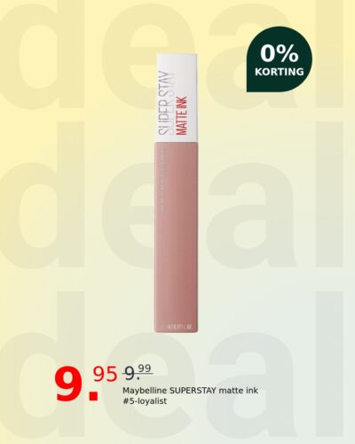 Maybelline SUPERSTAY matte ink #5-loyalist