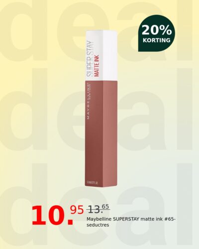 Maybelline SUPERSTAY matte ink #65-seductres