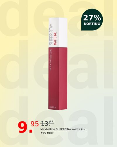 Maybelline SUPERSTAY matte ink #80-ruler