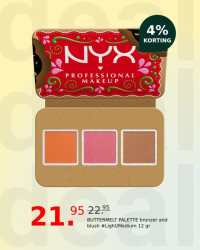 BUTTERMELT PALETTE bronzer and blush #Light/Medium 12 gr