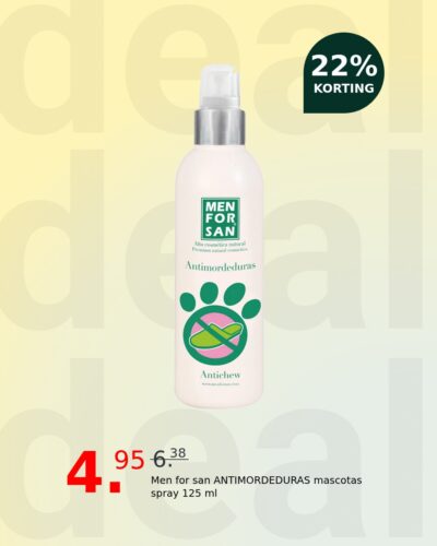 Men for san ANTIMORDEDURAS mascotas spray 125 ml