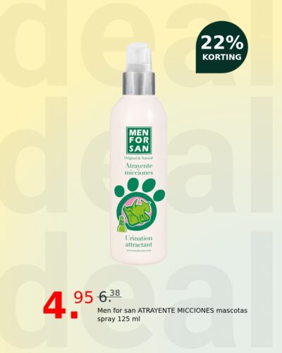 Men for san ATRAYENTE MICCIONES mascotas spray 125 ml