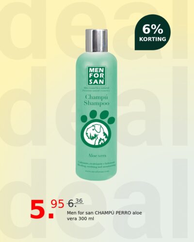 Men for san CHAMPÚ PERRO aloe vera 300 ml