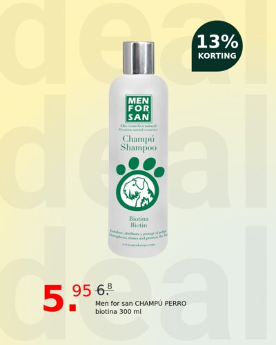 Men for san CHAMPÚ PERRO biotina 300 ml