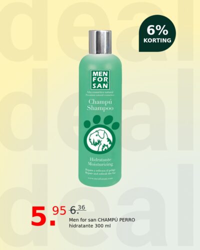 Men for san CHAMPÚ PERRO hidratante 300 ml