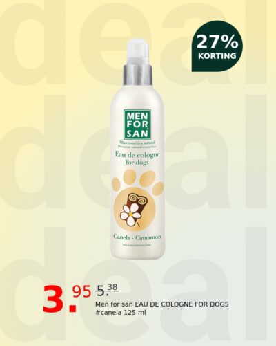 Men for san EAU DE COLOGNE FOR DOGS #canela 125 ml