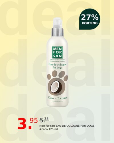 Men for san EAU DE COLOGNE FOR DOGS #coco 125 ml