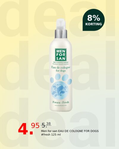 Men for san EAU DE COLOGNE FOR DOGS #fresh 125 ml