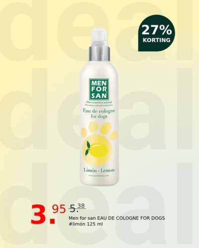 Men for san EAU DE COLOGNE FOR DOGS #limón 125 ml