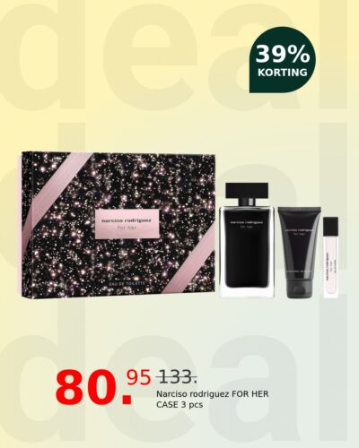 Narciso rodriguez FOR HER CASE 3 pcs