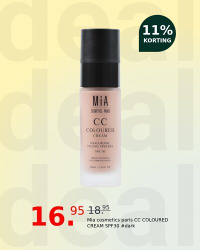 Mia cosmetics paris CC COLOURED CREAM SPF30 #dark