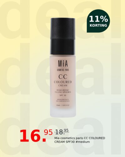 Mia cosmetics paris CC COLOURED CREAM SPF30 #medium