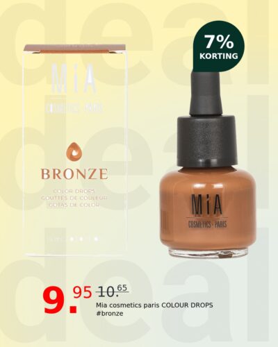 Mia cosmetics paris COLOUR DROPS #bronze