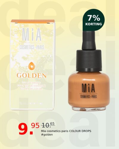 Mia cosmetics paris COLOUR DROPS #golden