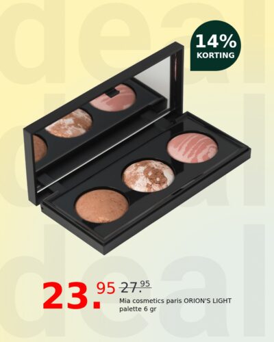 Mia cosmetics paris ORION'S LIGHT palette 6 gr