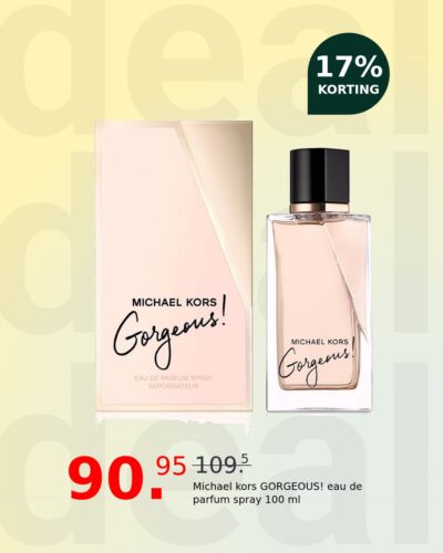 Michael kors GORGEOUS! eau de parfum spray 100 ml