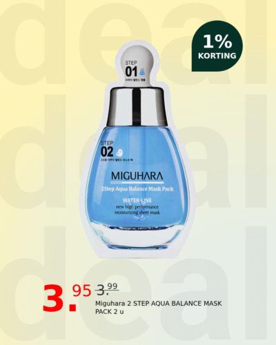 Miguhara 2 STEP AQUA BALANCE MASK PACK 2 u