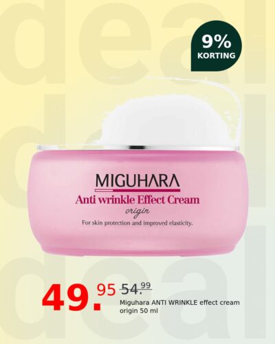 Miguhara ANTI WRINKLE effect cream origin 50 ml