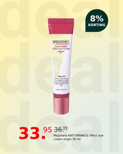 Miguhara ANTI WRINKLE effect eye cream origin 30 ml