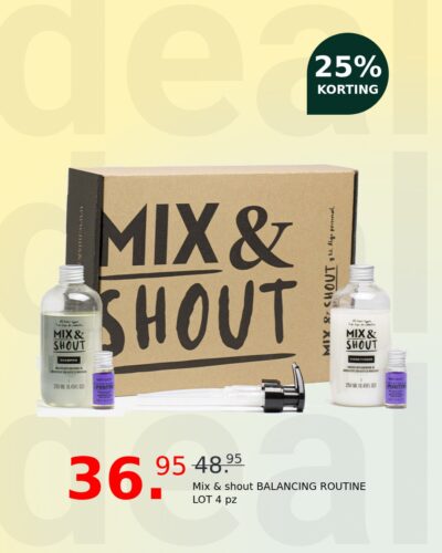 Mix & shout BALANCING ROUTINE LOT 4 pz