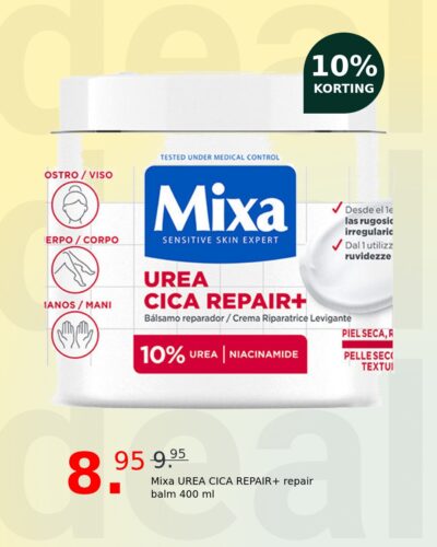 Mixa UREA CICA REPAIR+ repair balm 400 ml