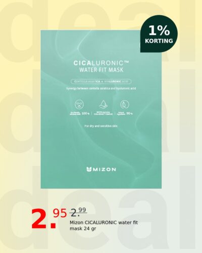 Mizon CICALURONIC water fit mask 24 gr