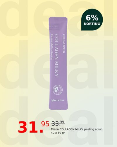 Mizon COLLAGEN MILKY peeling scrub 40 x 50 gr