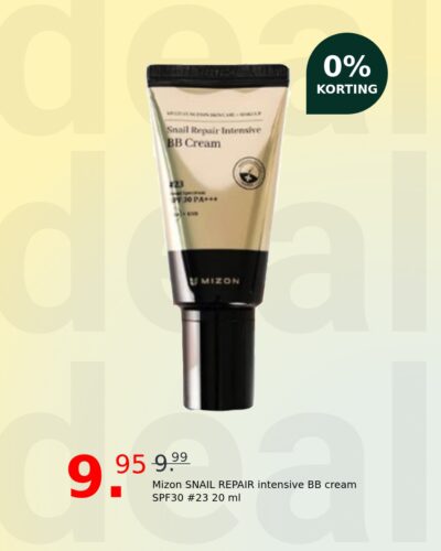 Mizon SNAIL REPAIR intensive BB cream SPF30 #23 20 ml
