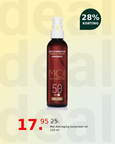 Moi Anti-aging sunscreen oil 150 ml