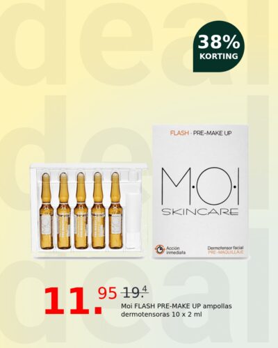 Moi FLASH PRE-MAKE UP ampollas dermotensoras 10 x 2 ml