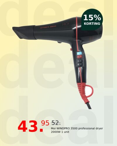 Moi WINDPRO 3500 professional dryer 2000W 1 unit
