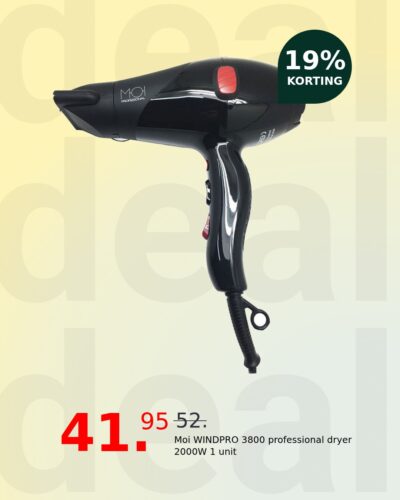 Moi WINDPRO 3800 professional dryer 2000W 1 unit