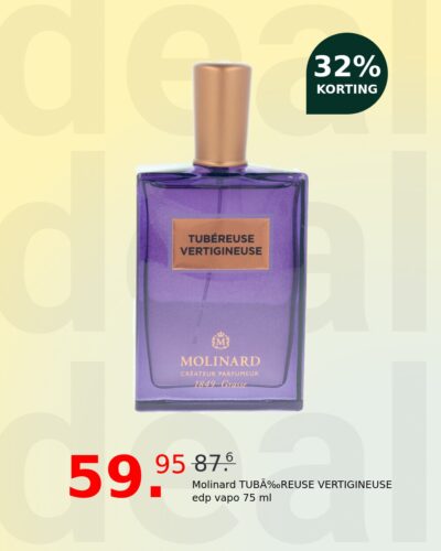 Molinard TUBÉREUSE VERTIGINEUSE edp vapo 75 ml