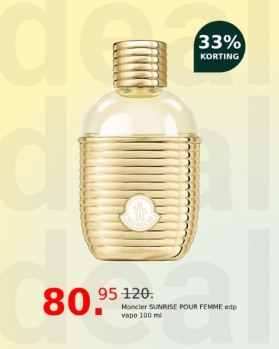 Moncler SUNRISE POUR FEMME edp vapo 100 ml