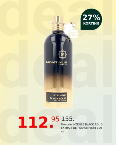Montale INTENSE BLACK AOUD EXTRAIT DE PARFUM vapo 100 ml