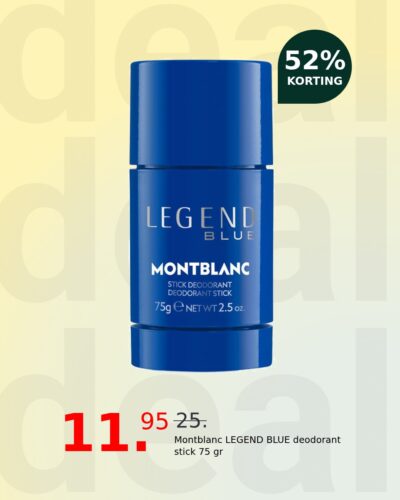 Montblanc LEGEND BLUE deodorant stick 75 gr