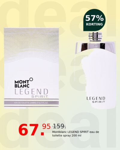 Montblanc LEGEND SPIRIT eau de toilette spray 200 ml