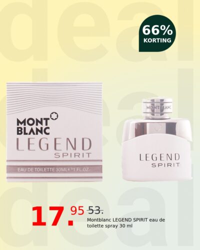 Montblanc LEGEND SPIRIT eau de toilette spray 30 ml
