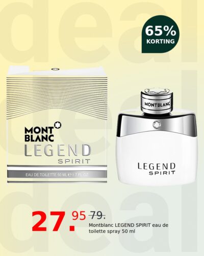 Montblanc LEGEND SPIRIT eau de toilette spray 50 ml