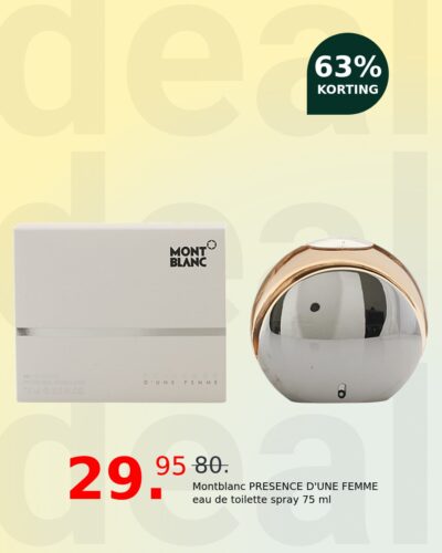 Montblanc PRESENCE D'UNE FEMME eau de toilette spray 75 ml