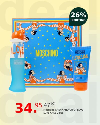 Moschino CHEAP AND CHIC I LOVE LOVE CASE 2 pcs