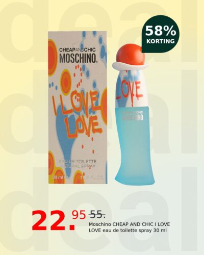 Moschino CHEAP AND CHIC I LOVE LOVE eau de toilette spray 30 ml