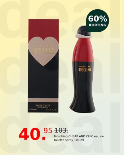 Moschino CHEAP AND CHIC eau de toilette spray 100 ml