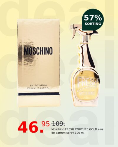 Moschino FRESH COUTURE GOLD eau de parfum spray 100 ml