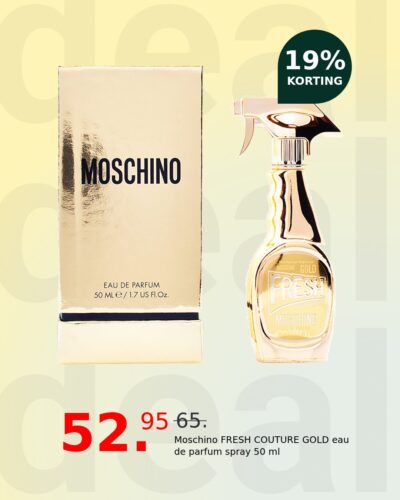 Moschino FRESH COUTURE GOLD eau de parfum spray 50 ml