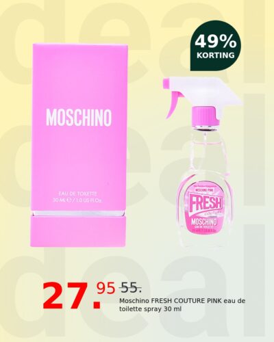 Moschino FRESH COUTURE PINK eau de toilette spray 30 ml
