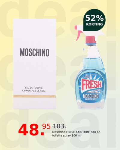 Moschino FRESH COUTURE eau de toilette spray 100 ml