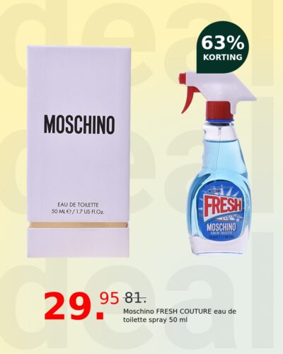 Moschino FRESH COUTURE eau de toilette spray 50 ml